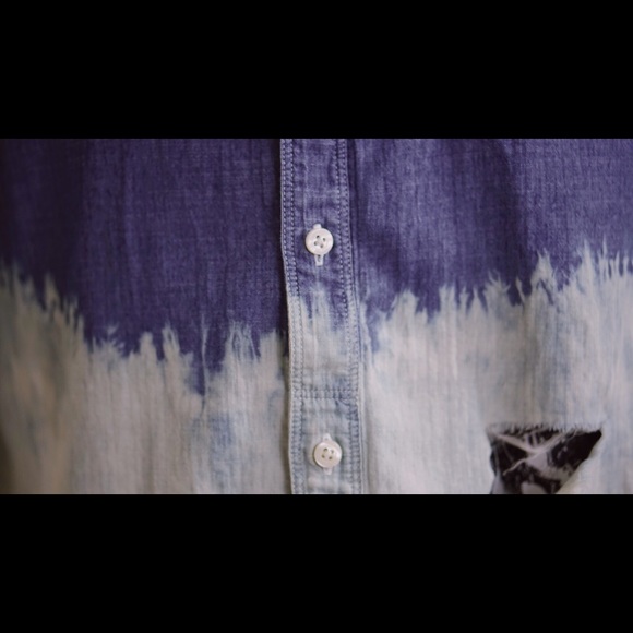 Bleached chambray button up - Picture 4 of 6